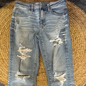 American Eagle Outfitters Light Blue Stretch Jeans 10 X-long